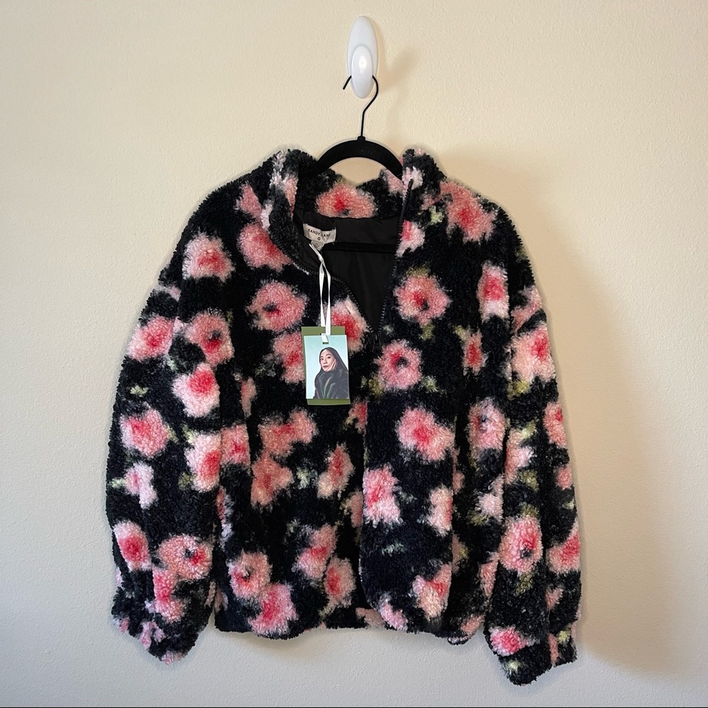 Sandy Liang designer x Target floral fleece pullover